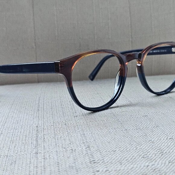 Warby Parker Women Glasses Frame Brown/Blue Tone PERCEY Limited Edition Eyeglass - Picture 2 of 13